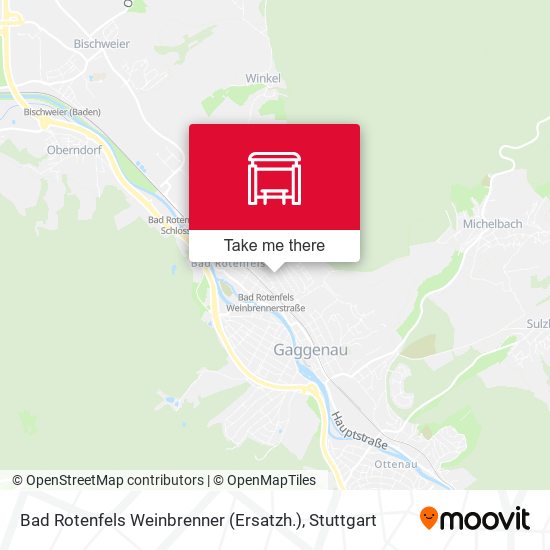 Карта Bad Rotenfels Weinbrenner (Ersatzh.)