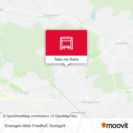 Карта Ensingen Alter Friedhof