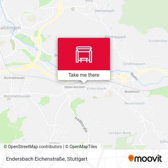 Endersbach Eichenstraße map