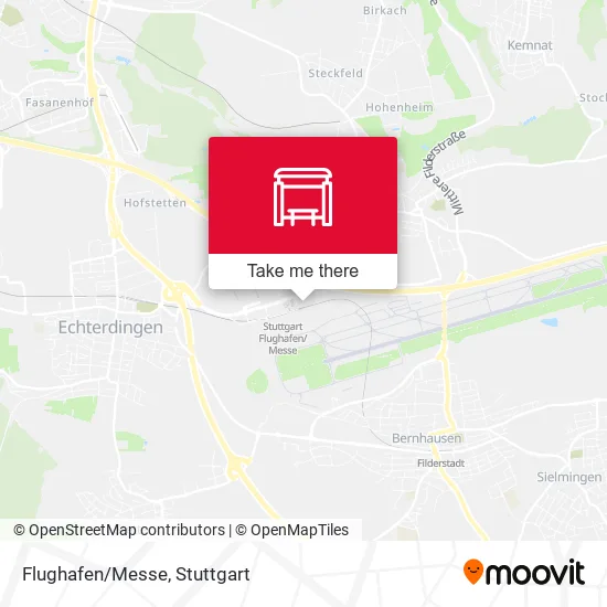 Карта Flughafen/Messe