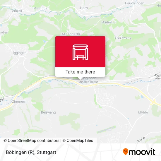 Карта Böbingen (R)