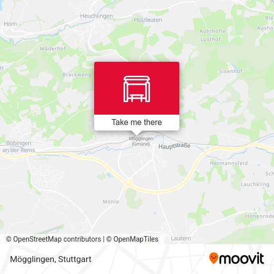 Карта Mögglingen