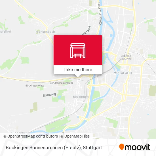 Карта Böckingen Sonnenbrunnen (Ersatz)