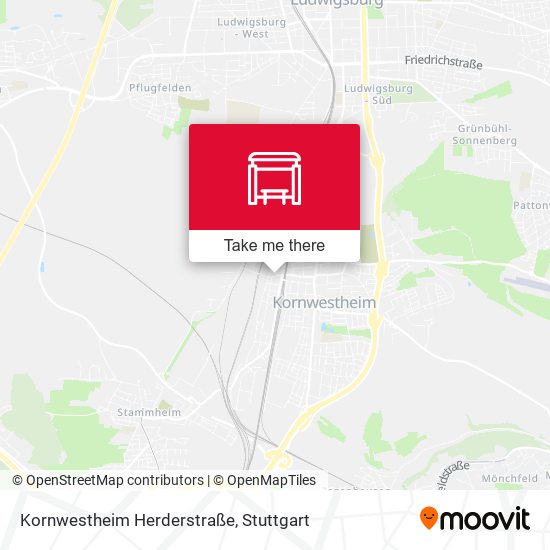 Kornwestheim Herderstraße map