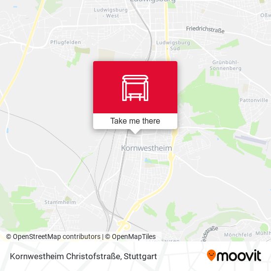 Kornwestheim Christofstraße map