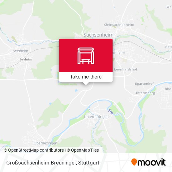 Großsachsenheim Breuninger map