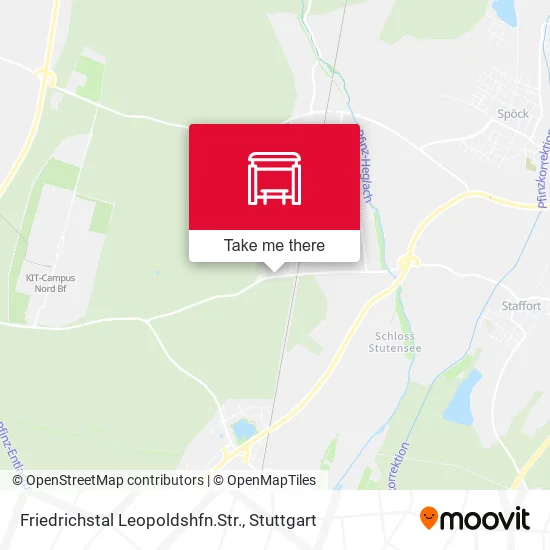 Карта Friedrichstal Leopoldshfn.Str.