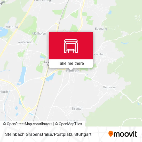 Карта Steinbach Grabenstraße / Postplatz