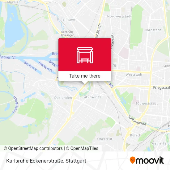 Карта Karlsruhe Eckenerstraße