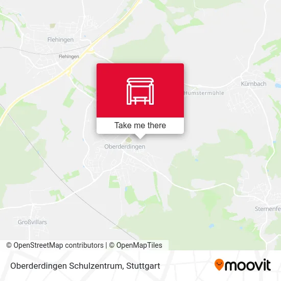 Oberderdingen Schulzentrum map