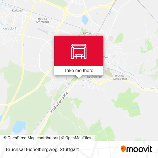 Карта Bruchsal Eichelbergweg