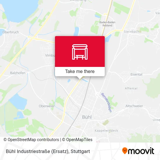 Карта Bühl Industriestraße (Ersatz)