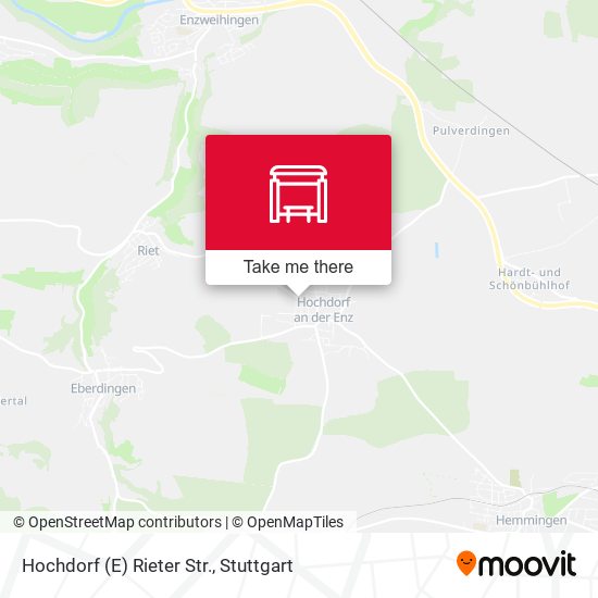 Hochdorf (E) Rieter Str. map