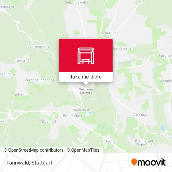 Tannwald map