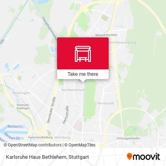 Карта Karlsruhe Haus Bethlehem