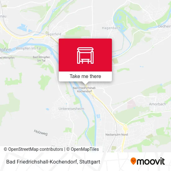 Карта Bad Friedrichshall-Kochendorf