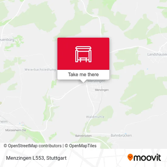 Menzingen L553 map