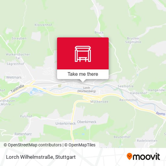 Lorch Wilhelmstraße map