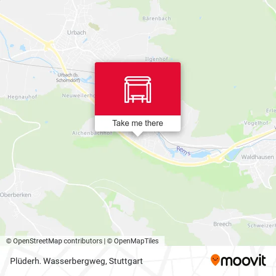 Карта Plüderh. Wasserbergweg