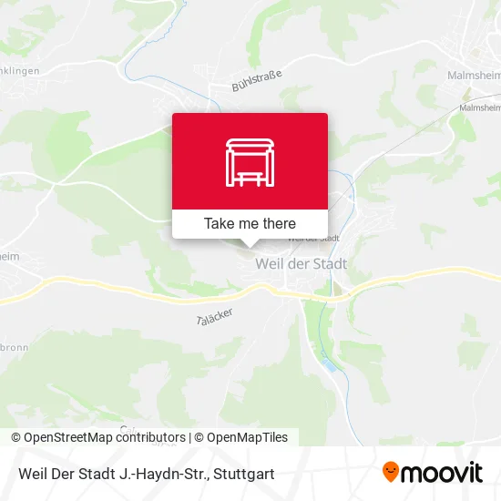Карта Weil Der Stadt J.-Haydn-Str.