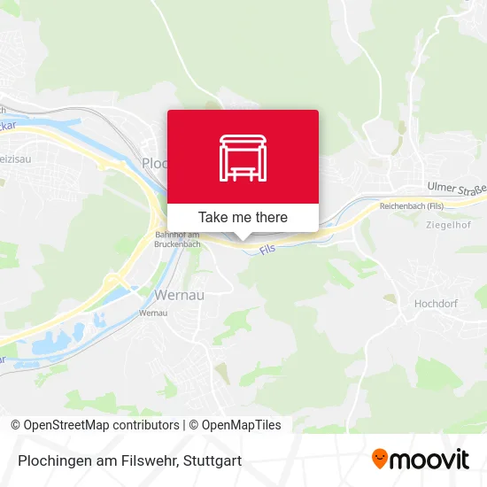 Карта Plochingen am Filswehr