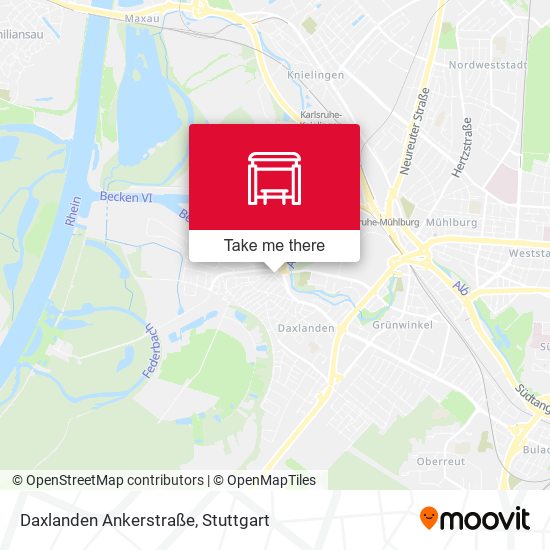 Daxlanden Ankerstraße map