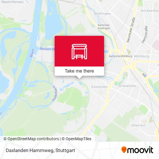 Карта Daxlanden Hammweg
