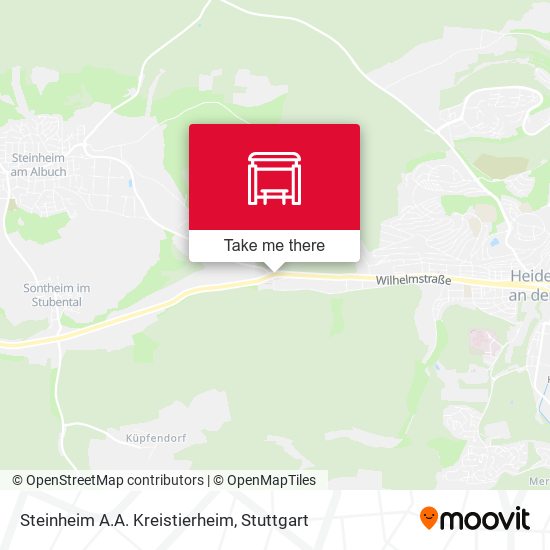 Steinheim A.A. Kreistierheim map