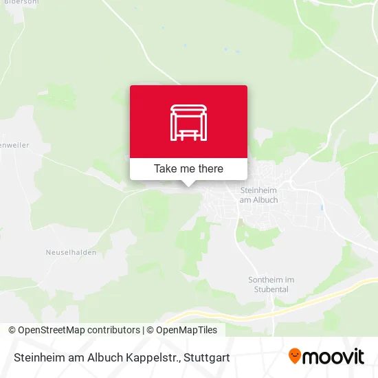 Карта Steinheim am Albuch Kappelstr.