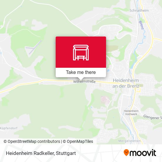 Карта Heidenheim Radkeller
