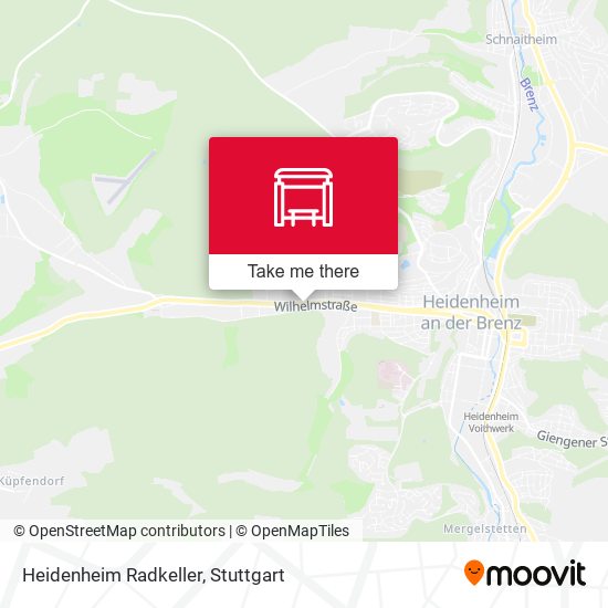 Карта Heidenheim Radkeller