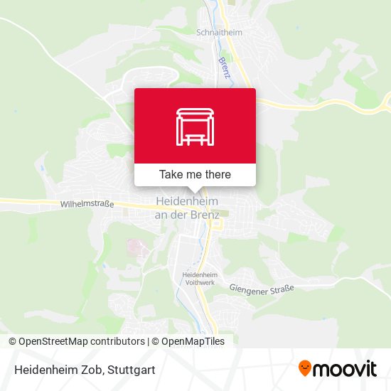 Карта Heidenheim Zob
