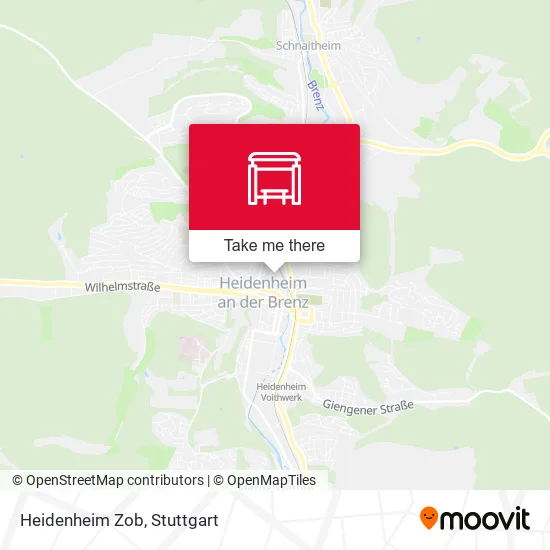 Карта Heidenheim Zob