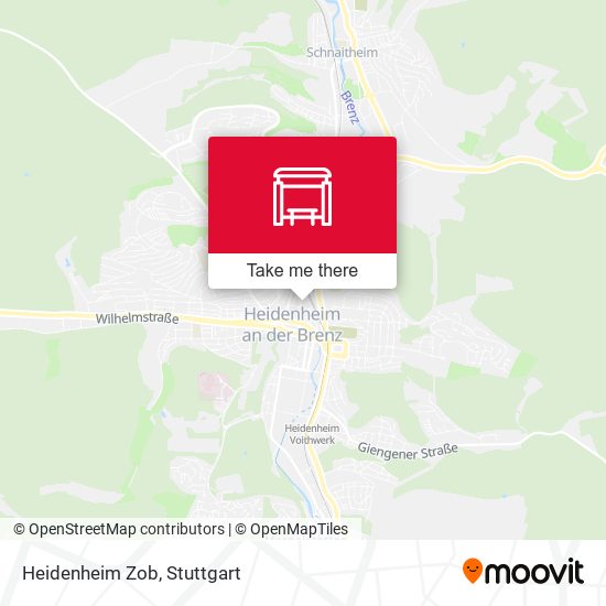 Карта Heidenheim Zob
