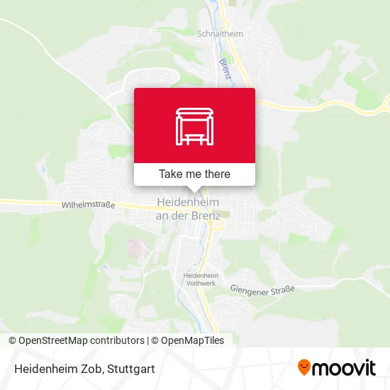 Карта Heidenheim Zob