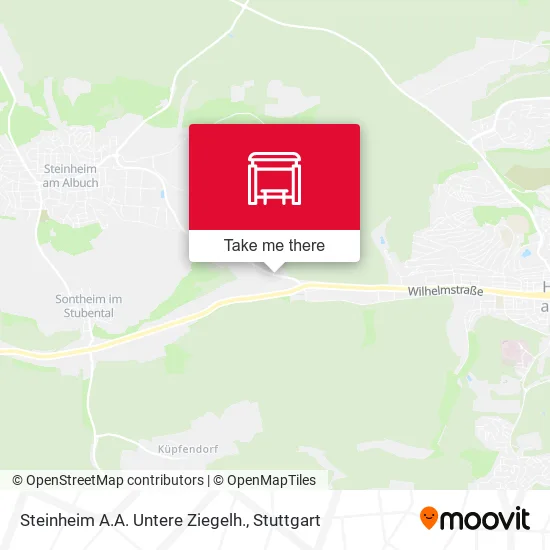 Карта Steinheim A.A. Untere Ziegelh.