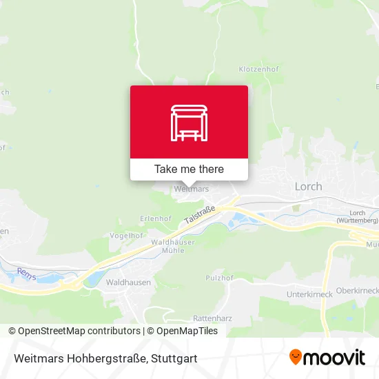 Карта Weitmars Hohbergstraße