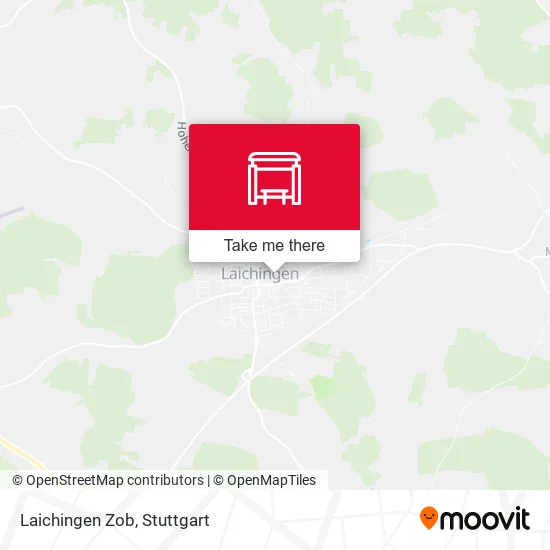 Карта Laichingen Zob