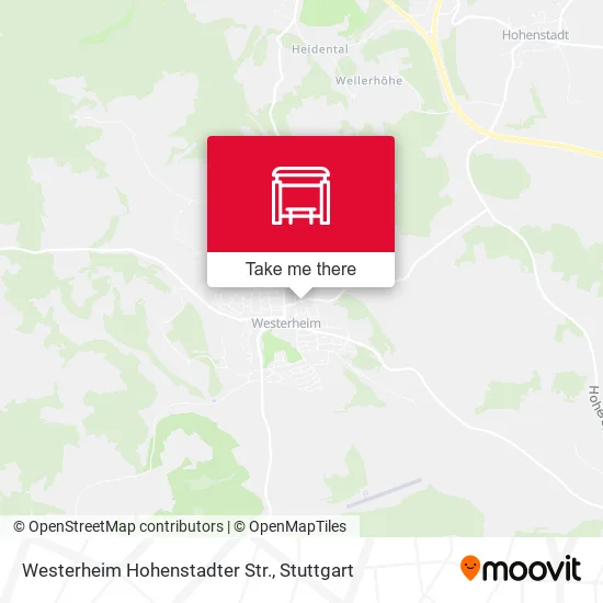 Карта Westerheim Hohenstadter Str.