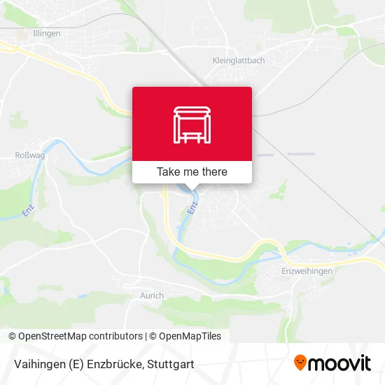 Карта Vaihingen (E) Enzbrücke