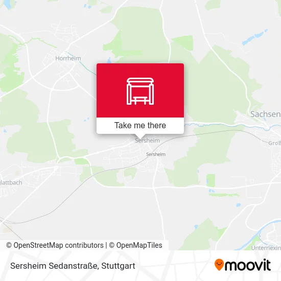 Карта Sersheim Sedanstraße