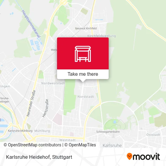 Карта Karlsruhe Heidehof