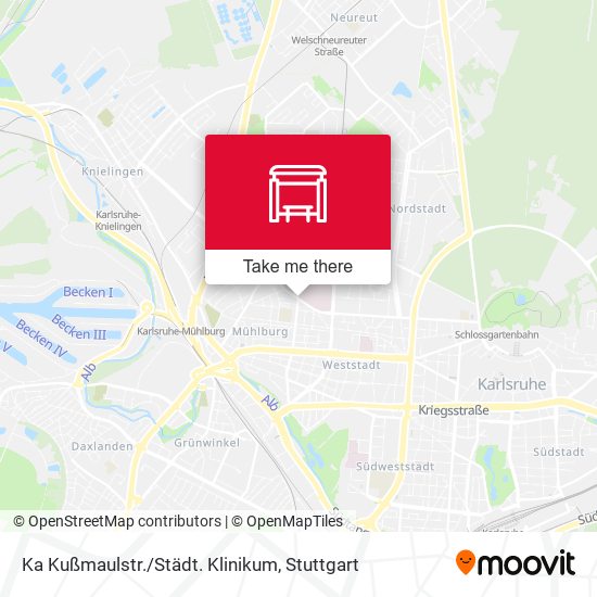 Ka Kußmaulstr./Städt. Klinikum map