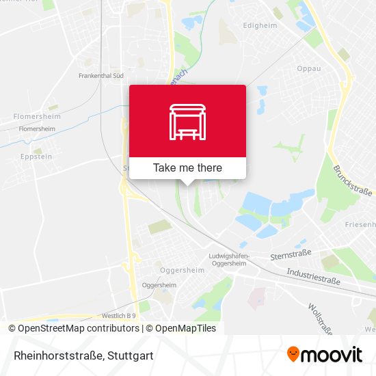 Карта Rheinhorststraße