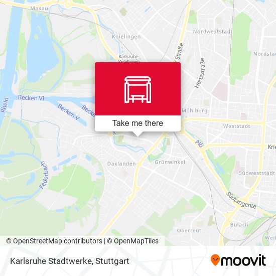 Карта Karlsruhe Stadtwerke