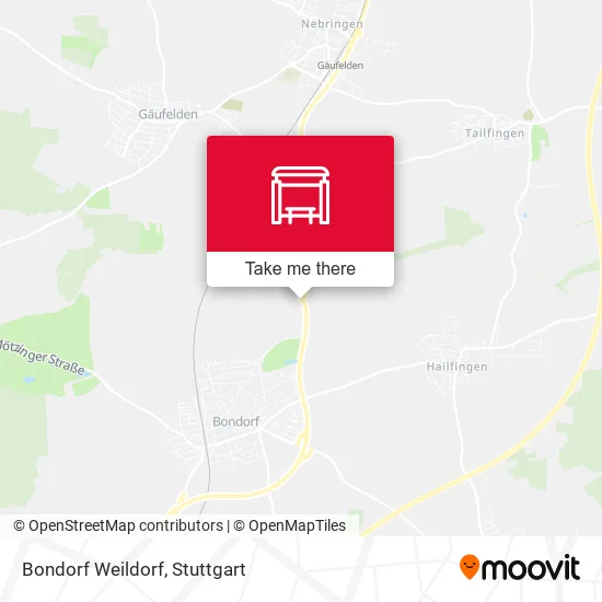Карта Bondorf Weildorf