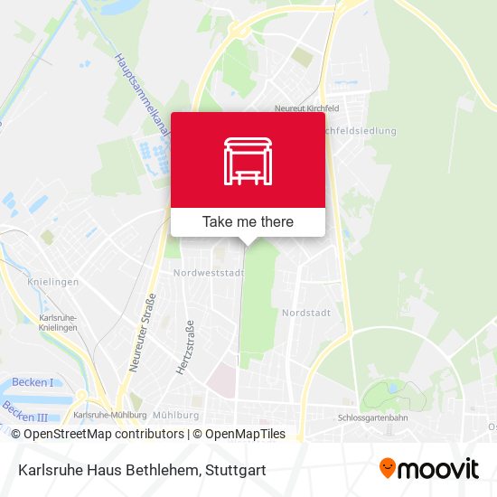 Карта Karlsruhe Haus Bethlehem