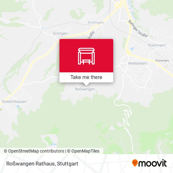 Roßwangen Rathaus map
