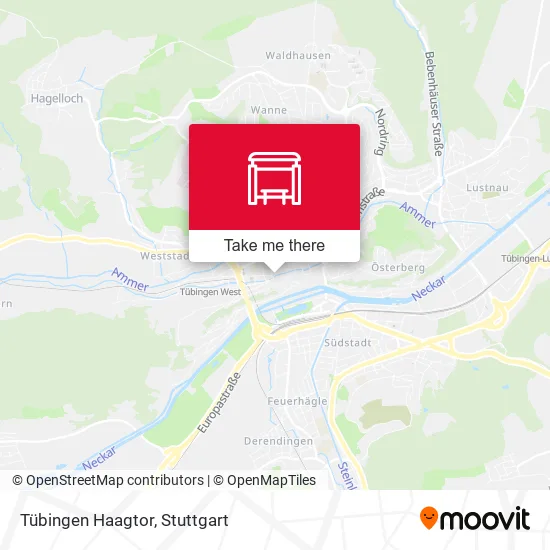Карта Tübingen Haagtor