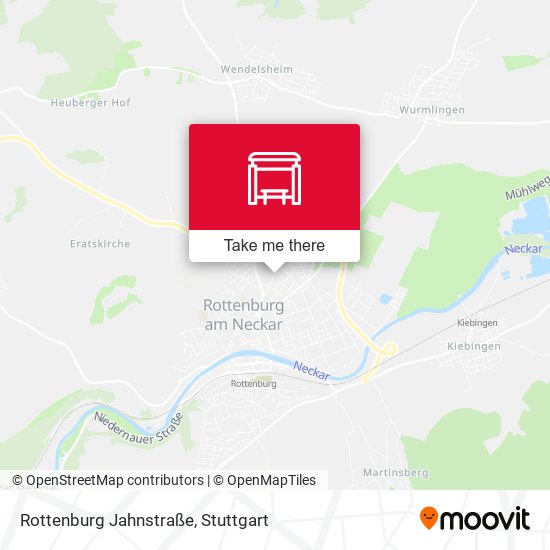 Rottenburg Jahnstraße map